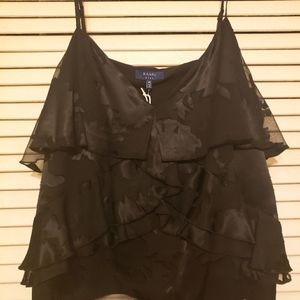 Black spaghetti strap top